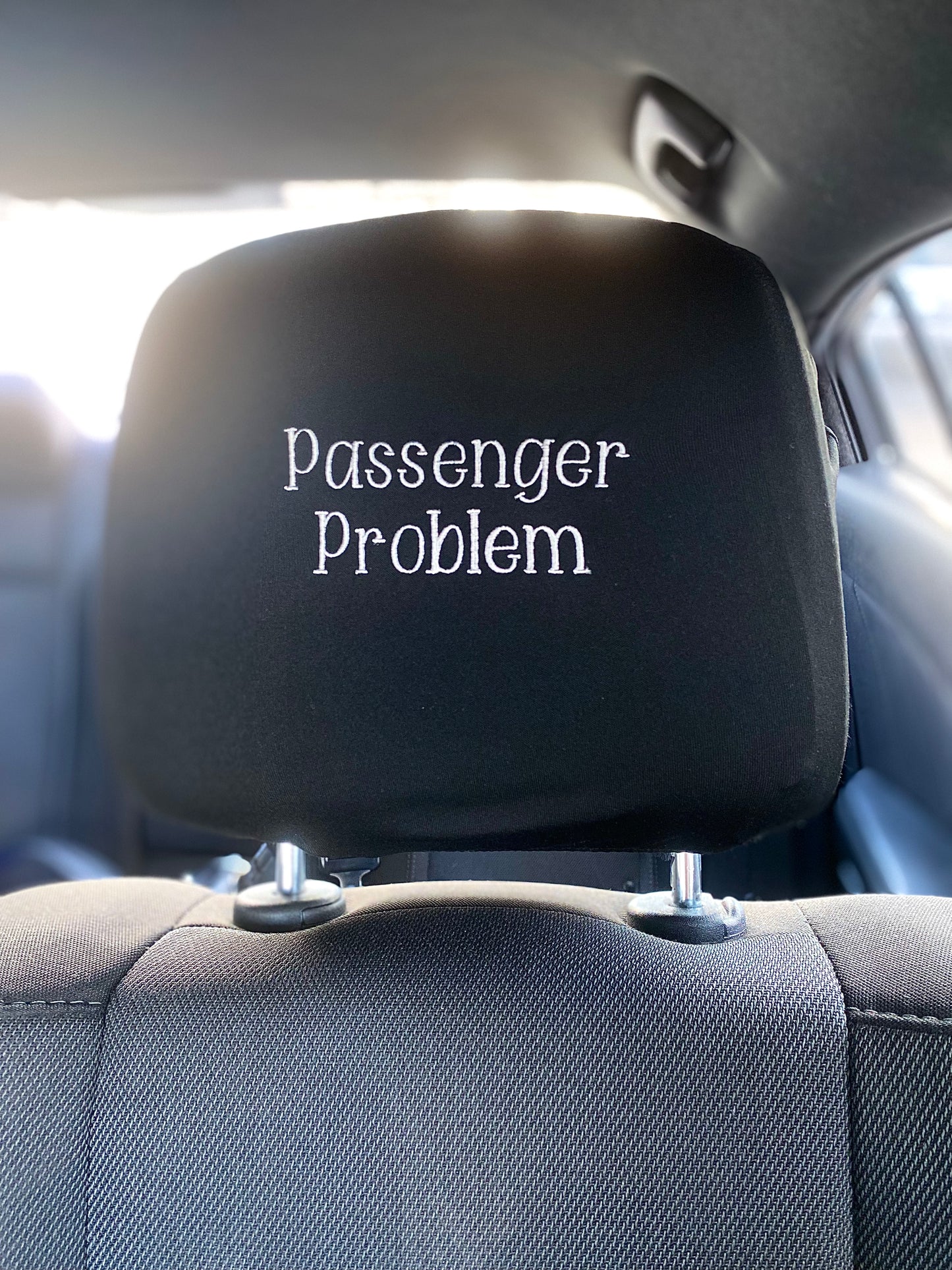 Embroidered car headrest covers, passengers princess, passenger problem or custom