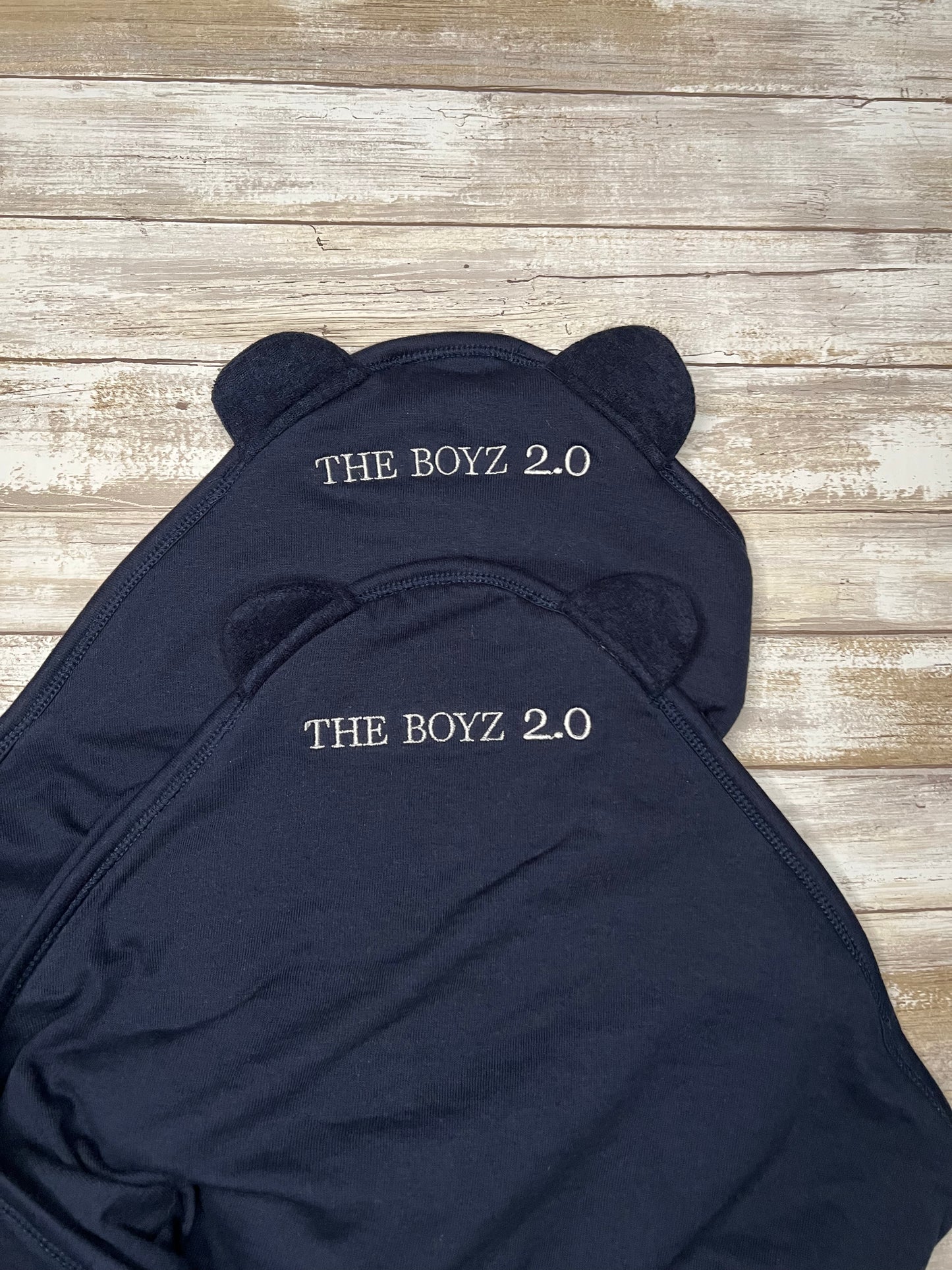 Hooded baby towels embroidered customized name or monogram