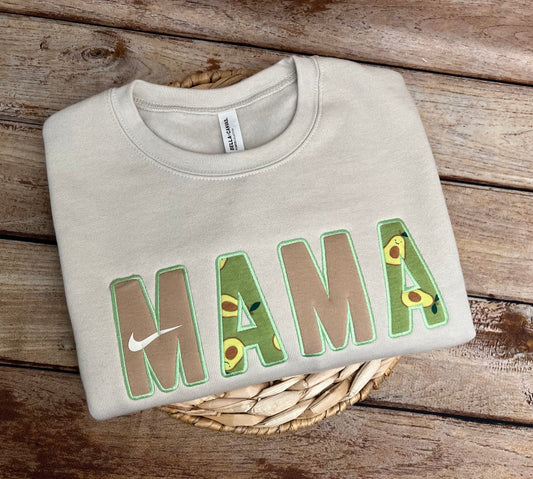 Mama appliqué with baby clothes, completely customizable COMFORT COLOR