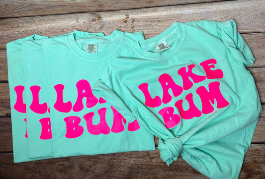 Lake bum T-shirt comfort color