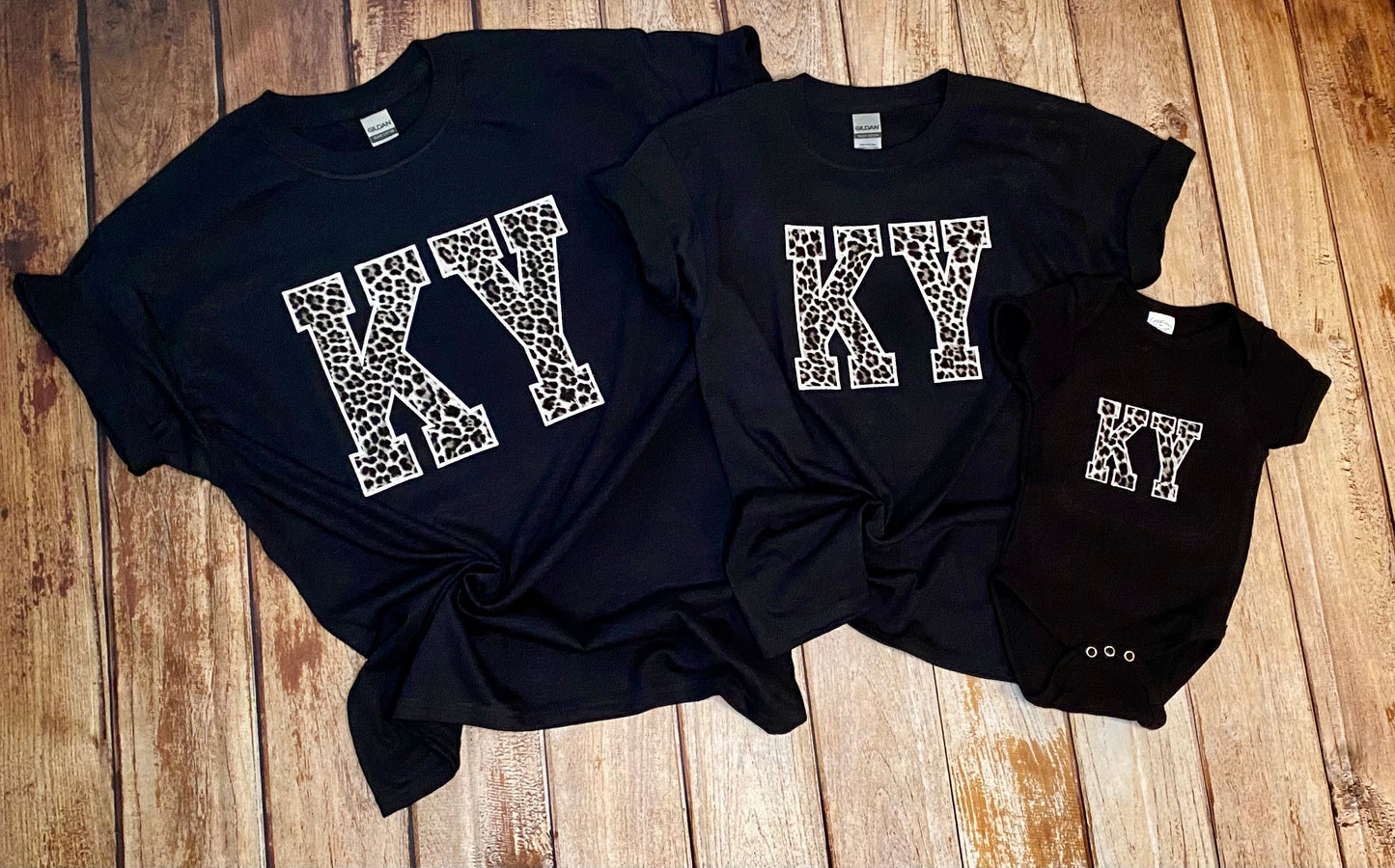 KY Cheetah embroidered T-shirt  (any state)