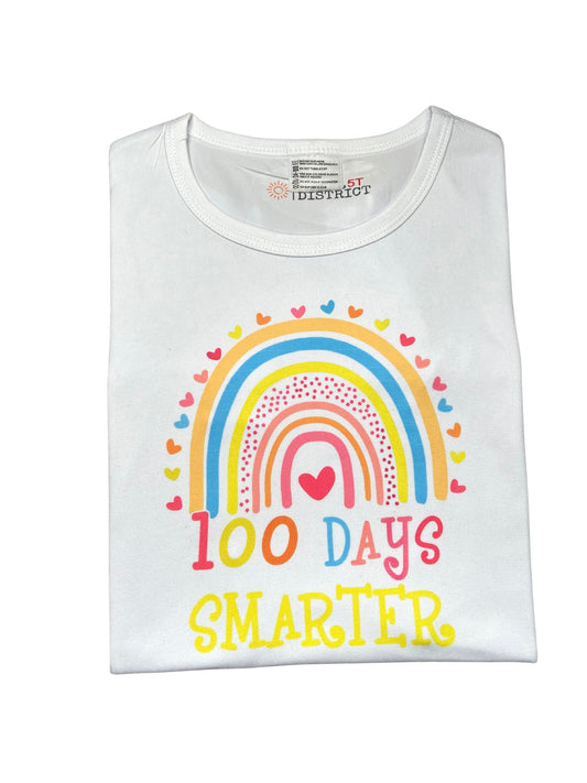 Rainbow 100 days of school T-shirt