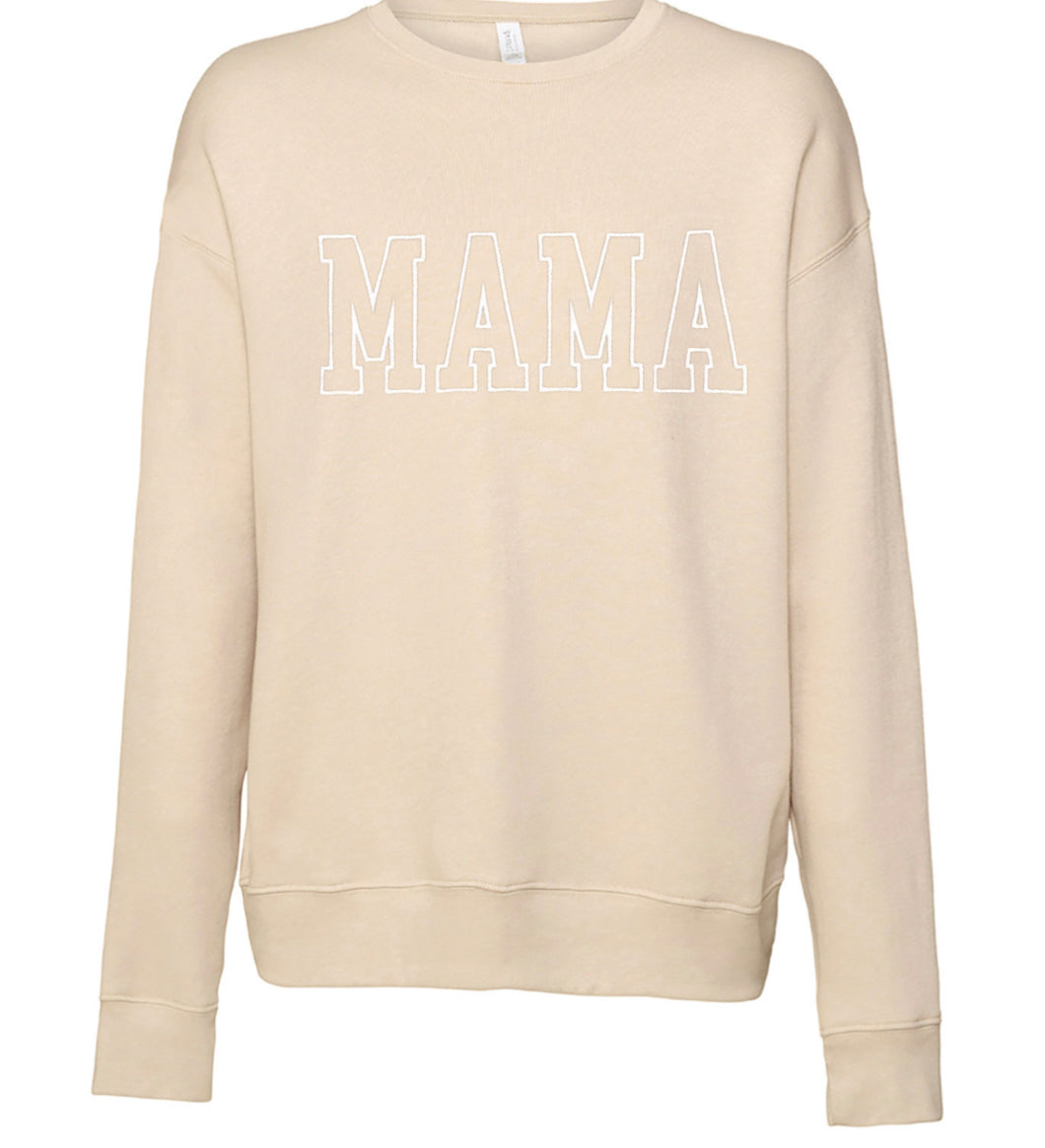 Mama embroidered online sweatshirt